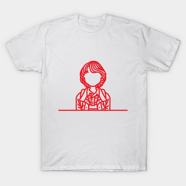 Stranger Things: Mike Wheeler T-Shirt by sofiaayuso